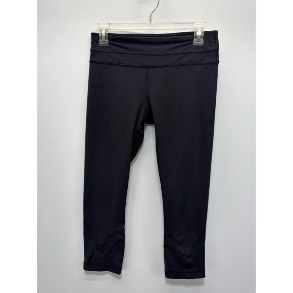 Lululemon Time To Sweat Crop *23" Black | SIZE: 6 - Picture 1 of 5